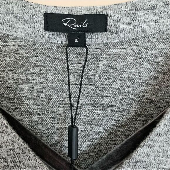 Rails Leigh Lace Up Long Sleeve Knit Top - Picture 7 of 7
